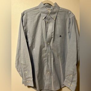 Men’s Brooks Brothers Oxford, size medium, color light blue.